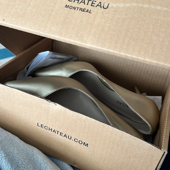 Golden heels, brand new - Picture 4 of 4